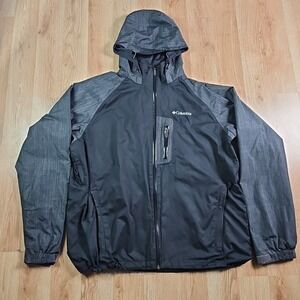 Columbia Jacket Mens XL Omni Heat Waterproof Windbreaker Outdoor Active DuckBill